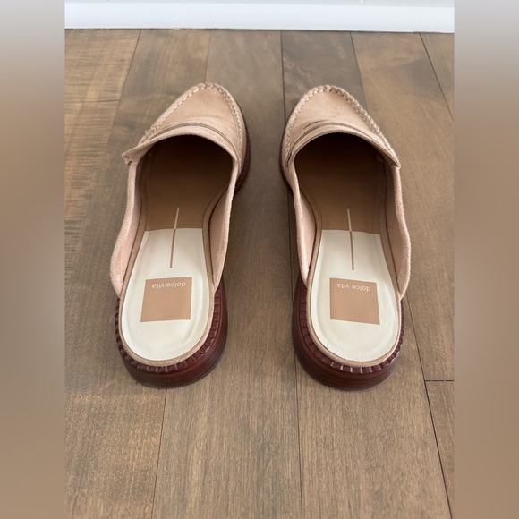 Dolce Vita Havan Loafer Mule, Size 8, Camel Suede - Picture 4 of 8